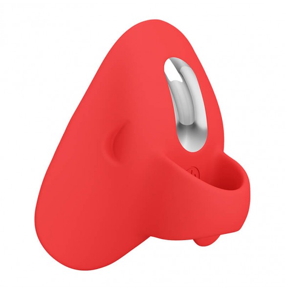 PRETTY LOVE - Carnation Finger Vibrator (Chargeable - Red)
